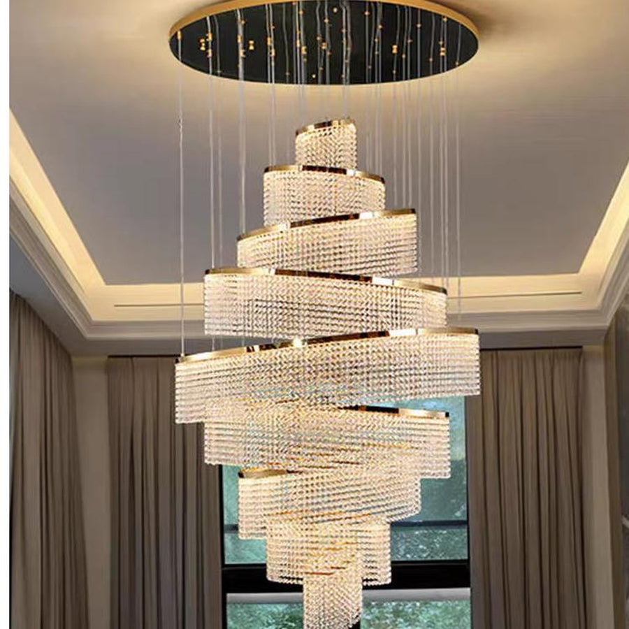 AM0639 — Postmodern Chandelier for Stairwells