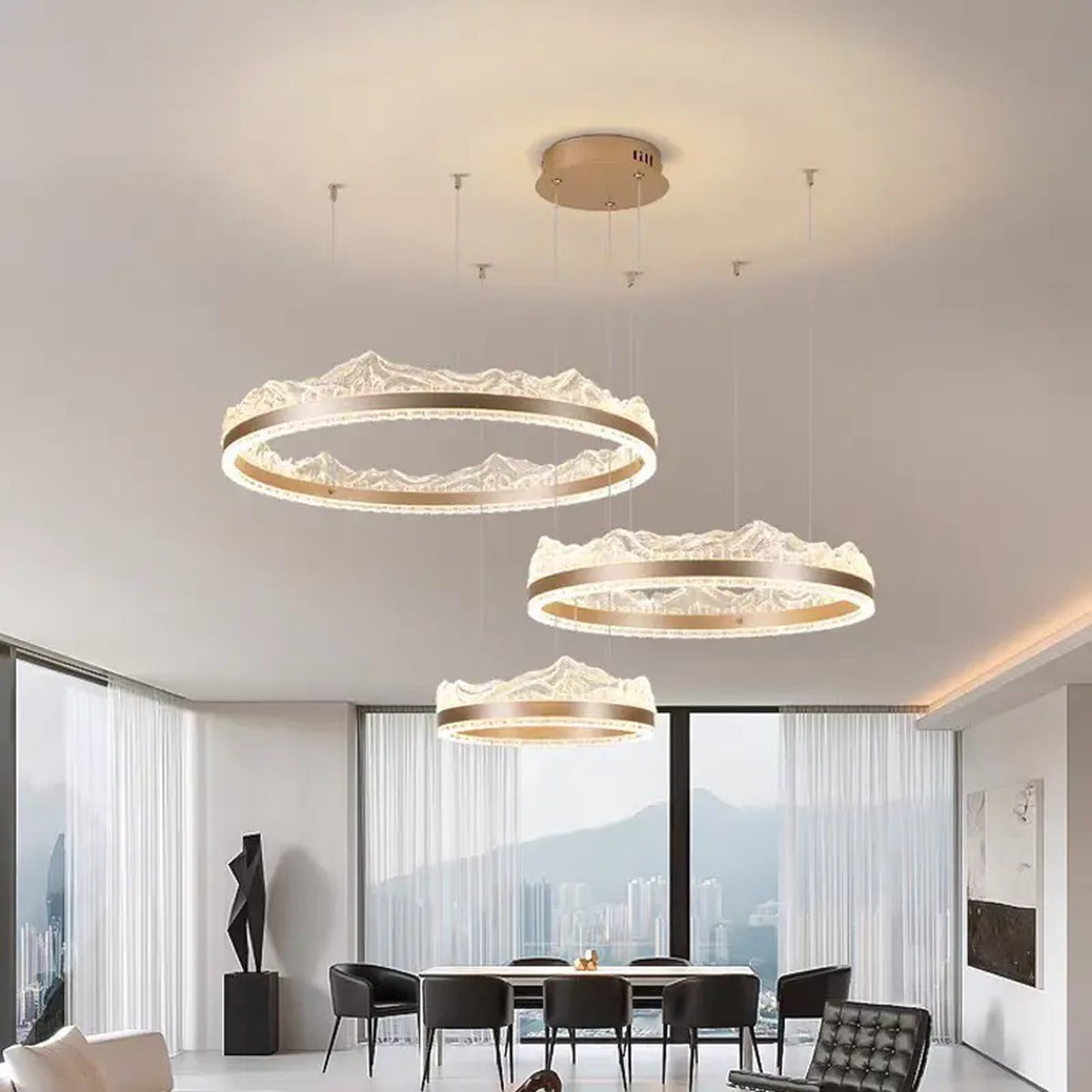 AM0606 — Modern Minimalist Chandelier for Living Rooms