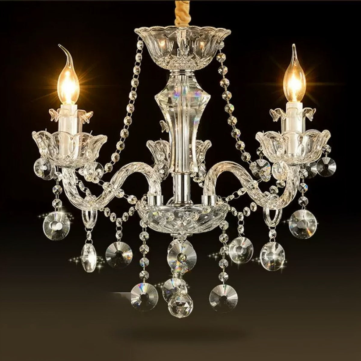 AM0770 — European Crystal Chandelier for Living Rooms & Dining Rooms