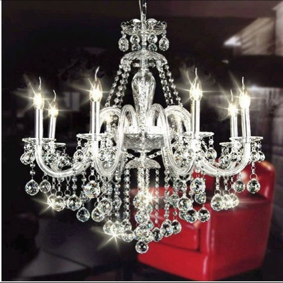AM0714 — European Crystal Chandelier for Retail Spaces & Gym Spaces
