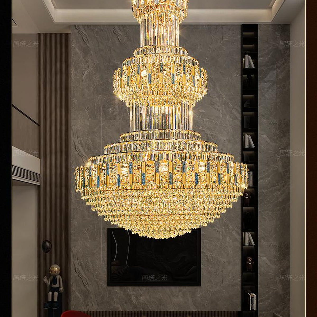 AM0504 — Luxury Imported K9 Crystal Chandelier for Hotels