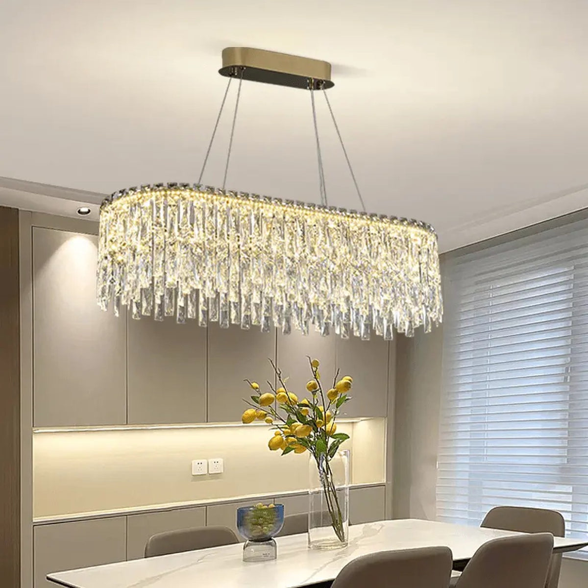 AM0623 — Modern Luxury Crystal Chandelier for Living Rooms