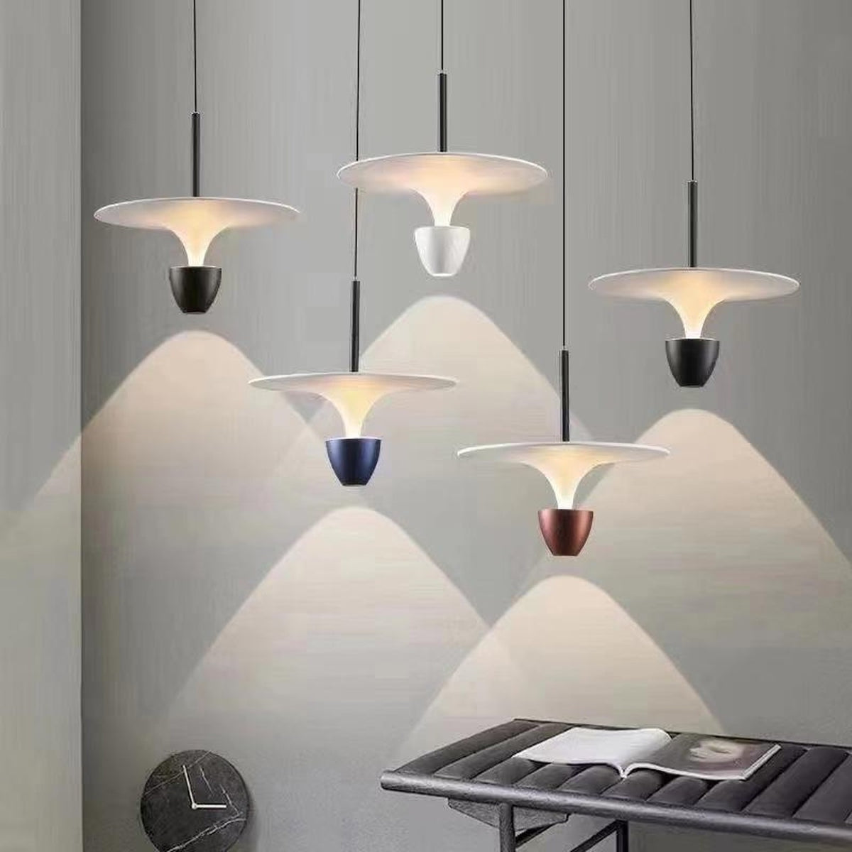 AM0649 — Modern Minimalist Linear Chandelier for Living Rooms