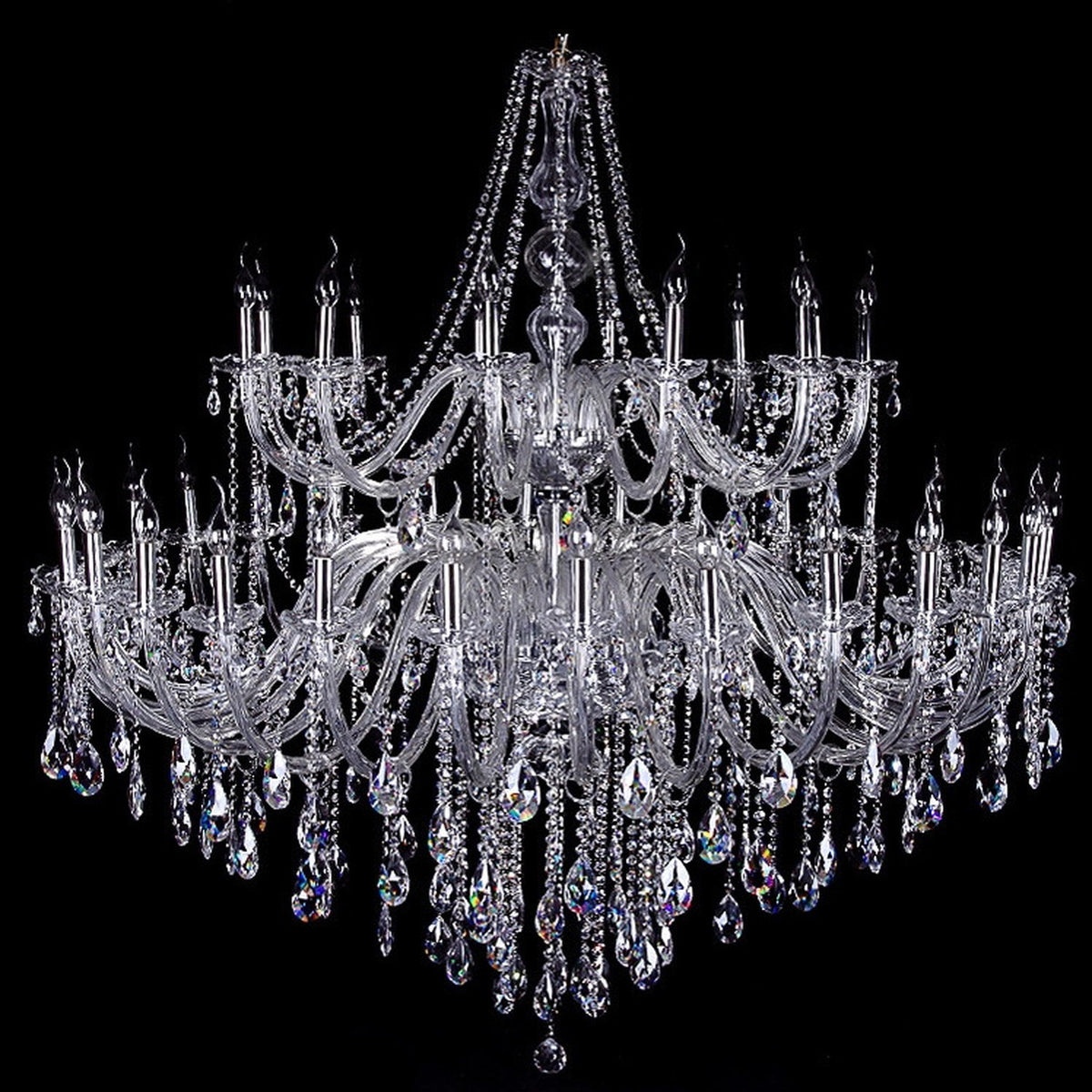 AM0739 — European Crystal American Chandelier for Hotels & Ballrooms