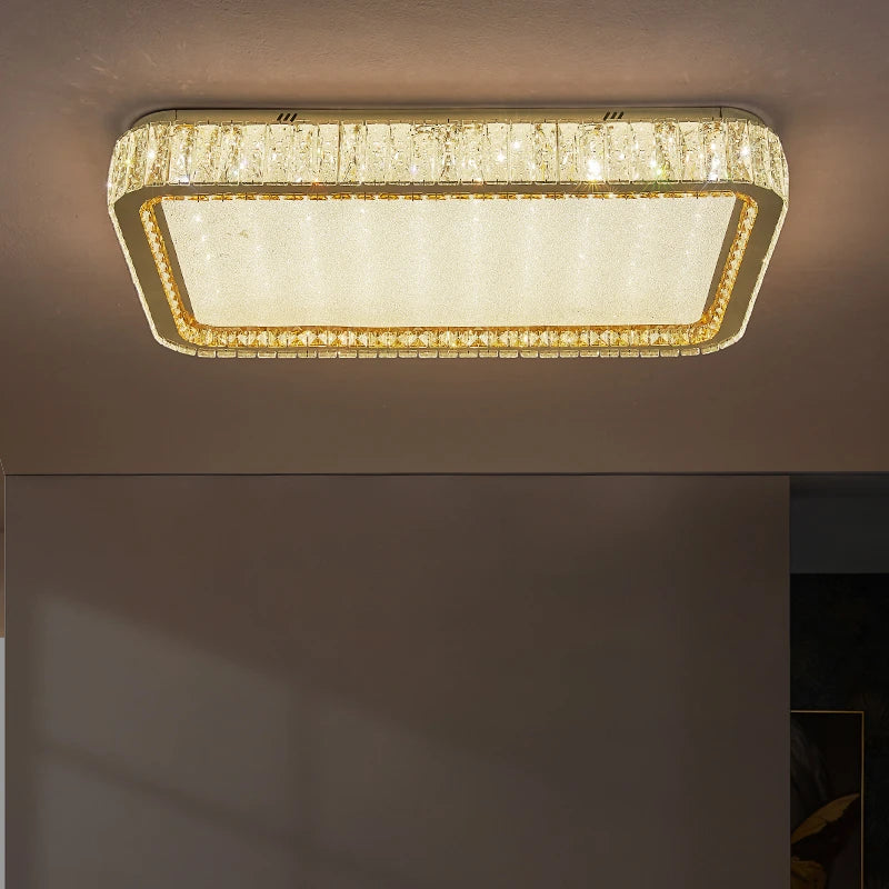 AM0100 · French Flush Mount Triangle Ceiling Light for Bedrooms · 6 Configurations — AM0100, view 5
