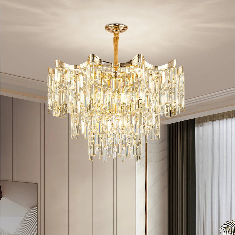 AM0057 · Postmodern Crystal Chandelier for Living Spaces · 5 Configurations — AM0057, view 5