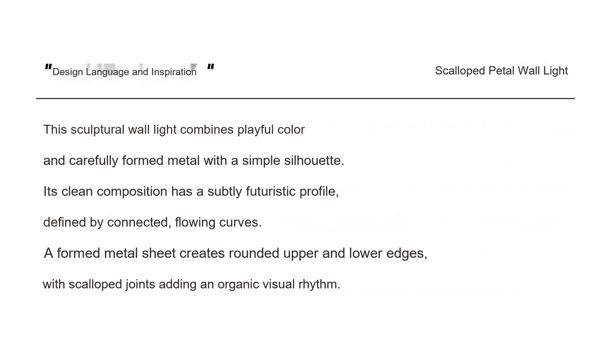 Scalloped Wall Light — AM0202, view 16
