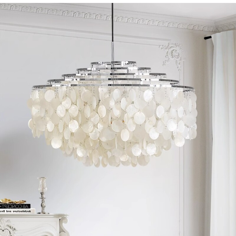 Layered Shell Pendant Light — AM0141, view 16