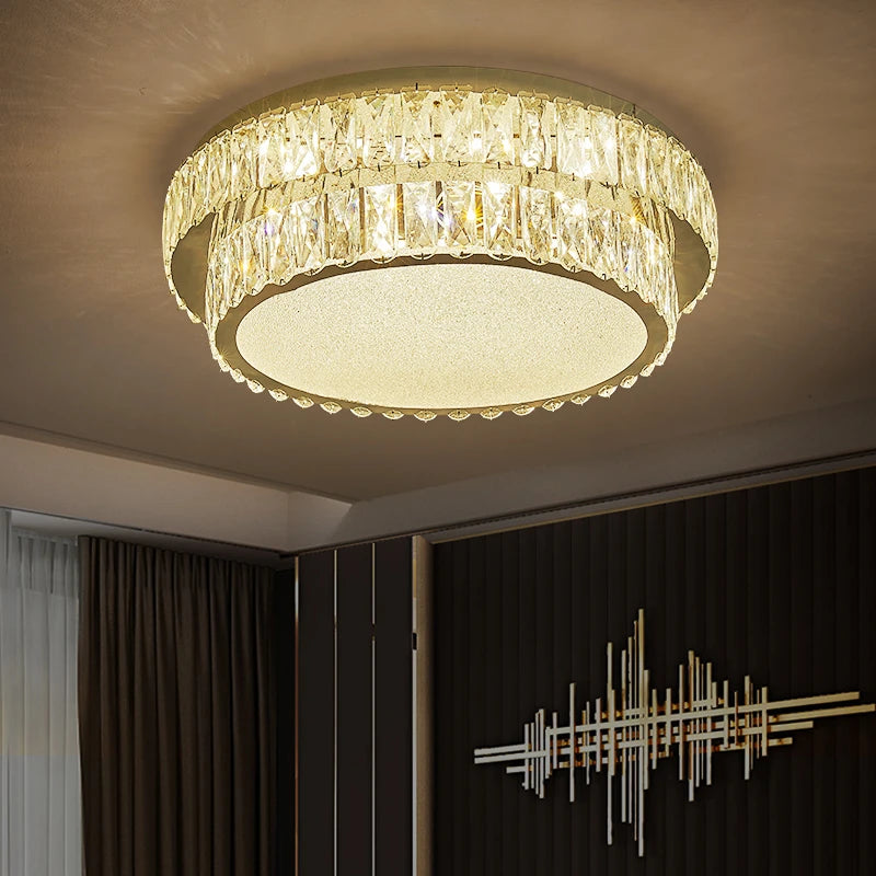 AM0121 · French Flush Mount Diamond Ceiling Light for Bedrooms · 6 Configurations — AM0121, view 6