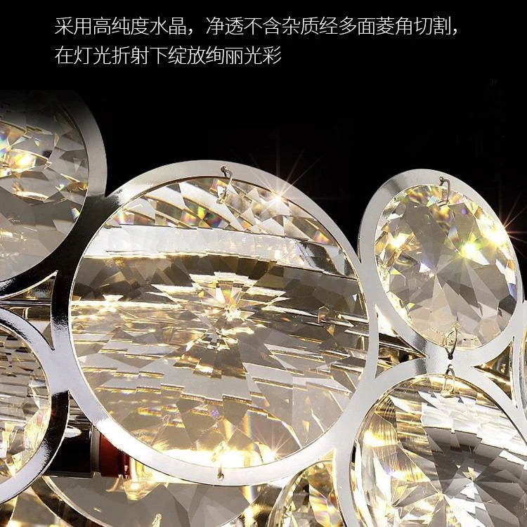 AM0101 · Modern Minimalist Round Crystal Chandelier for Dining Rooms · 9 Configurations — AM0101, view 6