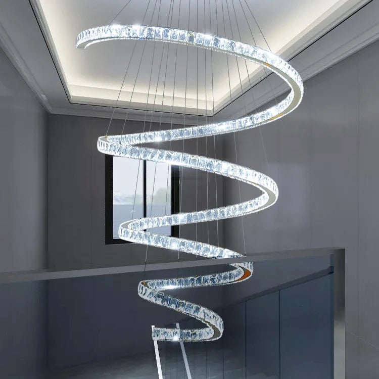 AM0104 · Modern Minimalist Crystal Chandelier for Living Spaces · 6 Configurations — AM0104, view 6