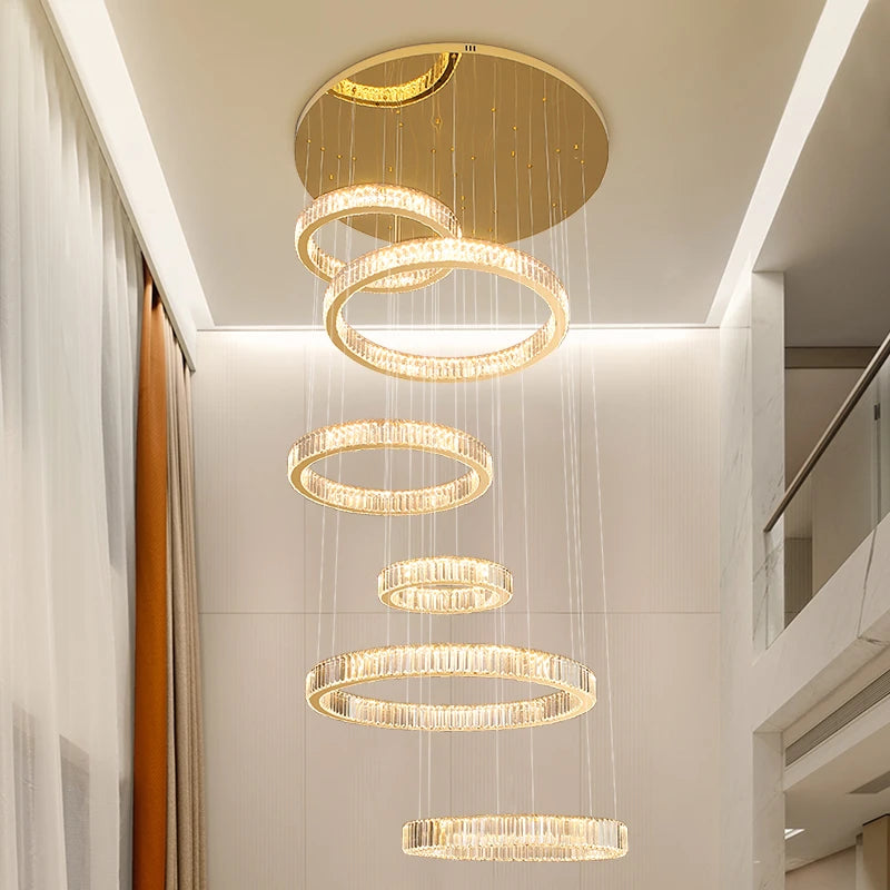 AM0068 · Modern Minimalist Cloud Cloud-Form Crystal Chandelier for Living Spaces — AM0068, view 6