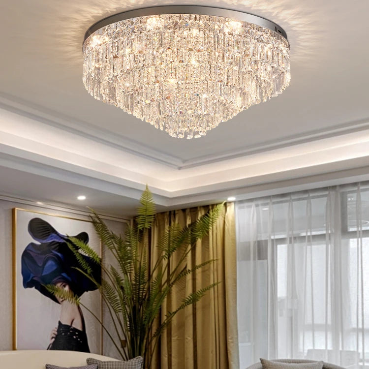 AM0089 · French Flush Mount Square Ceiling Light for Bedrooms · 3 Configurations — AM0089, view 6