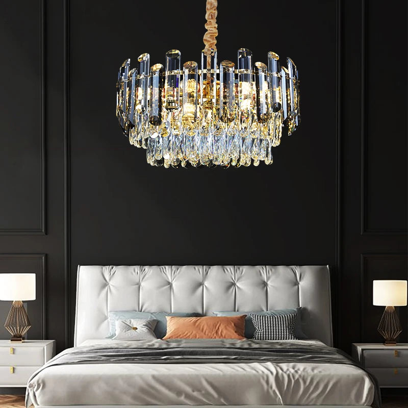 AM0045 · Modern Minimalist Crystal Chandelier for Living Spaces · 5 Configurations — AM0045, view 6