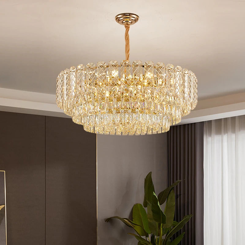 AM0072 · Modern Minimalist Crystal Chandelier for Living Spaces · 6 Configurations — AM0072, view 6