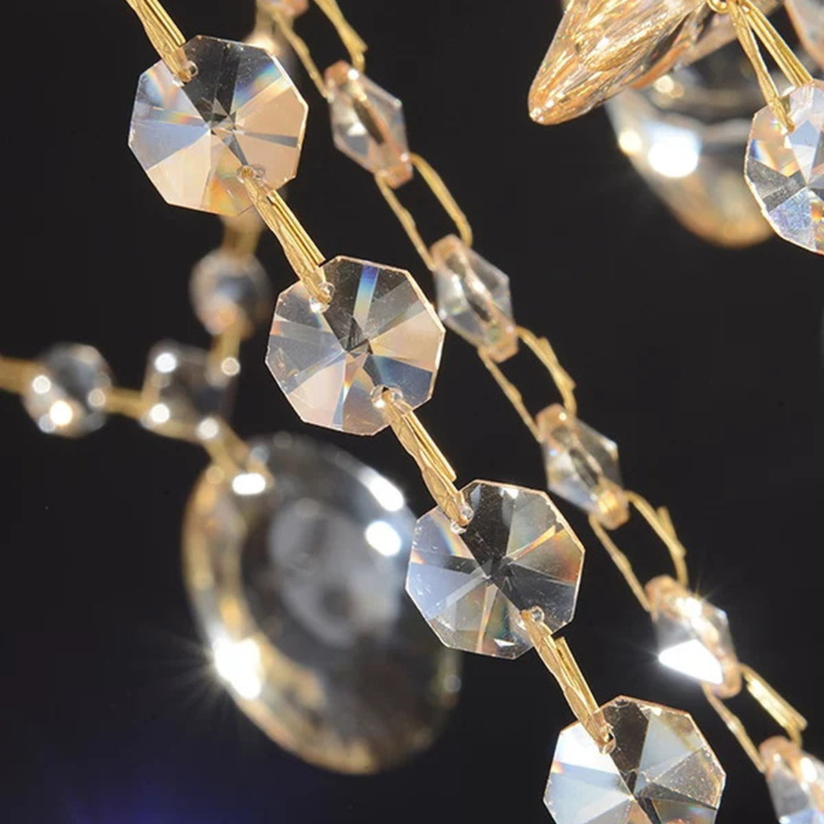 AM0845 — French Candle Crystal Chandelier for Living Rooms & Dining Rooms