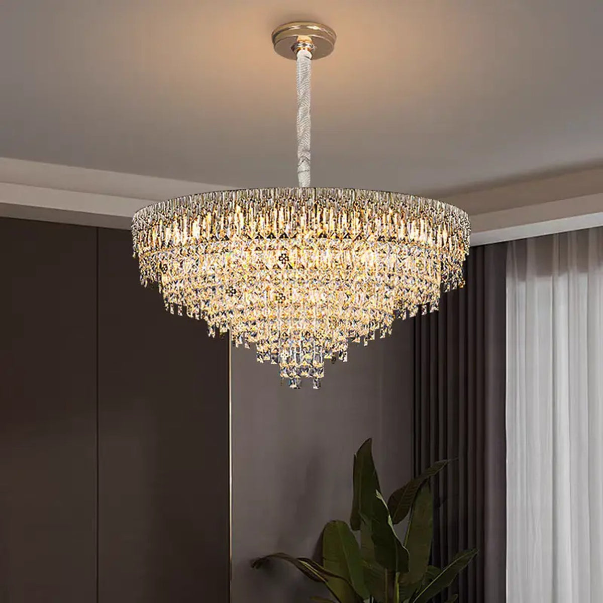 AM0670 — Modern Luxury Crystal Chandelier for Living Rooms