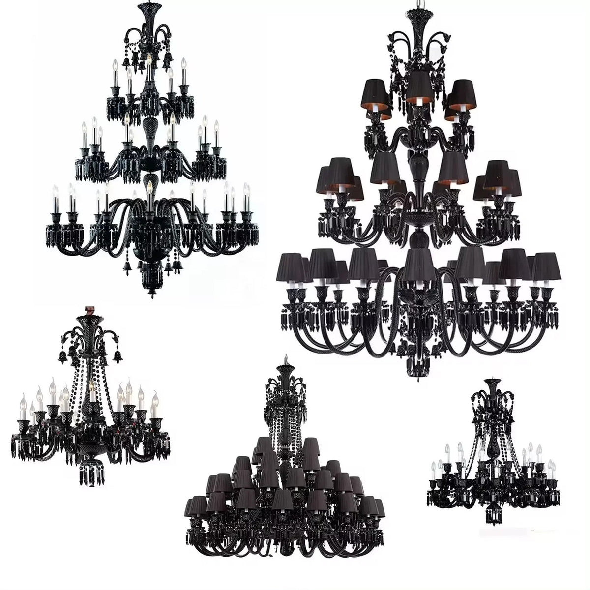 AM0795 — European Stairwell Crystal Chandelier for Dining Rooms