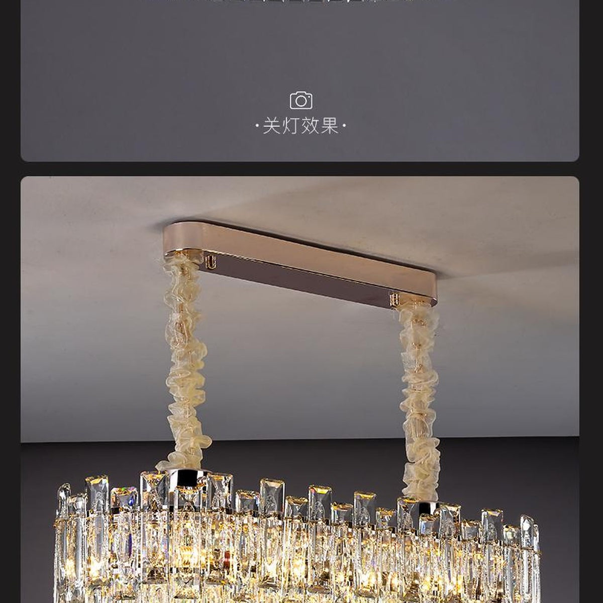 AM0650 — Light Luxury K9 Crystal Chandelier for Living & Dining Rooms