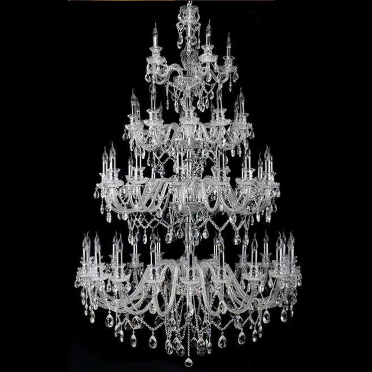 AM0710 — European Grand Hall Crystal Chandelier for Loft Spaces & Duplex Spaces