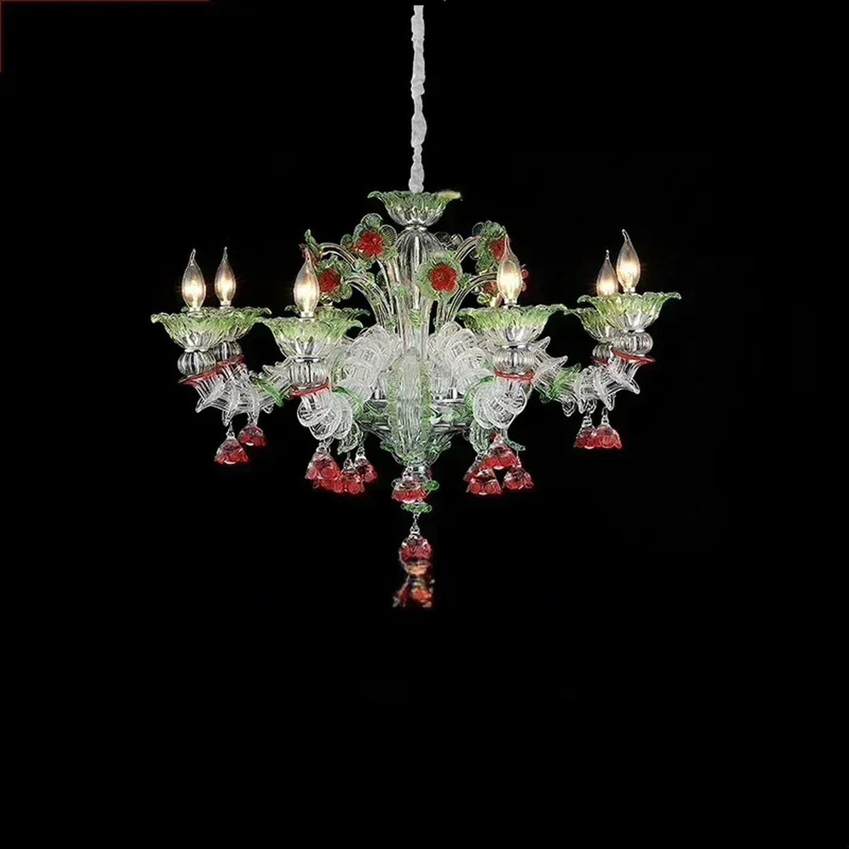 AM0854 — European Stairwell Duplex Crystal Chandelier for Living Rooms & Dining Rooms