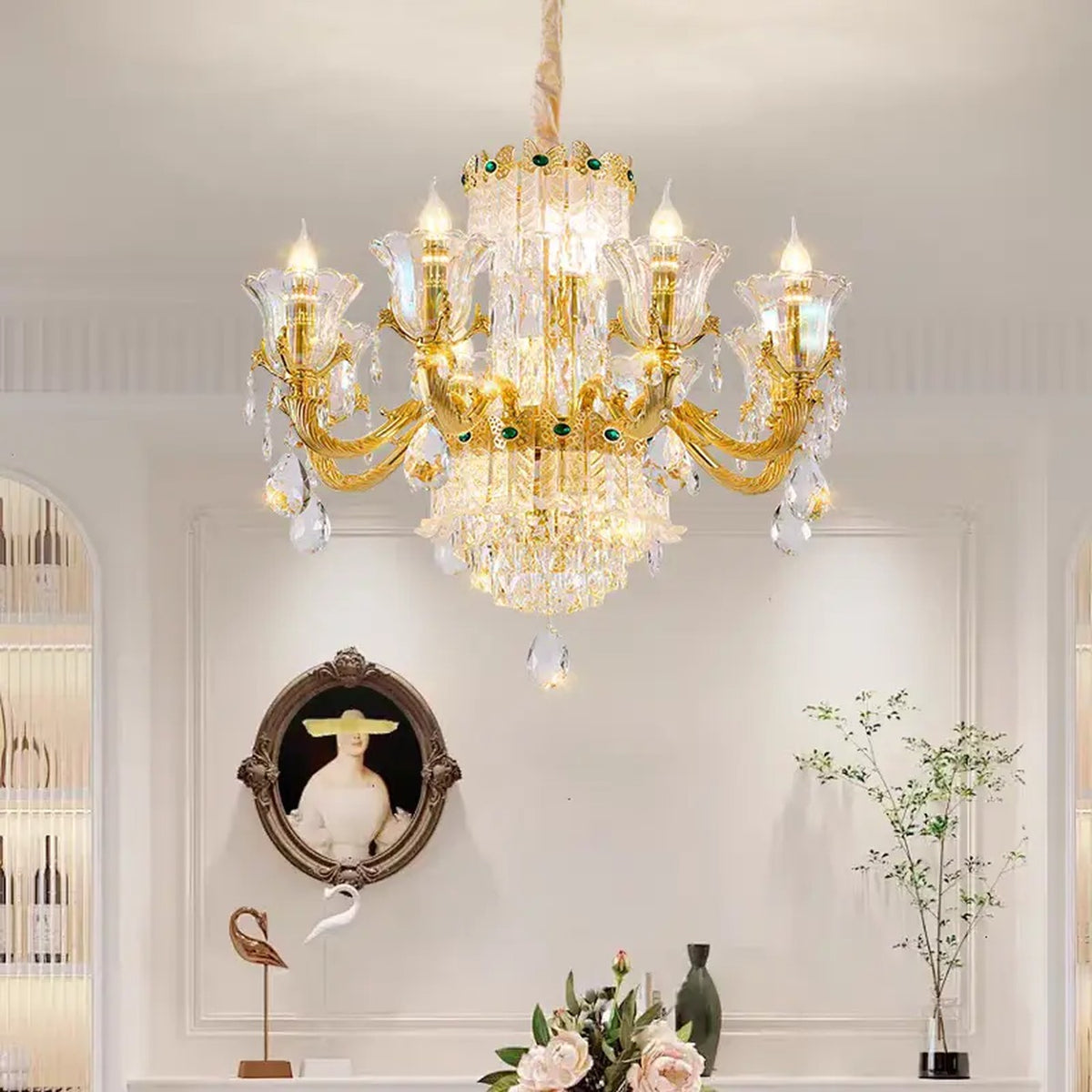 AM0600 — European Crystal Chandelier for Living Rooms