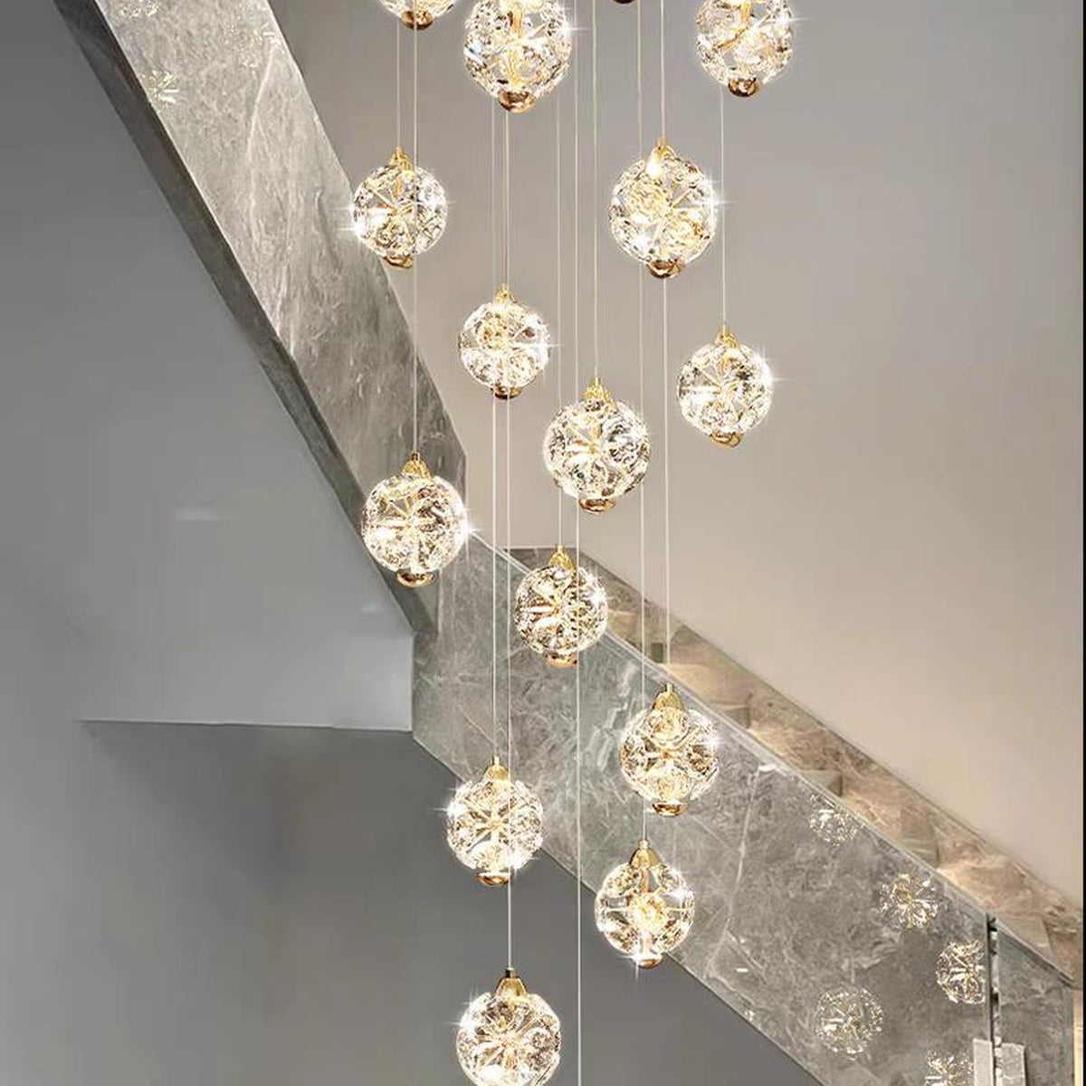 AM0515 — Light Luxury Crystal Chandelier for Living Rooms