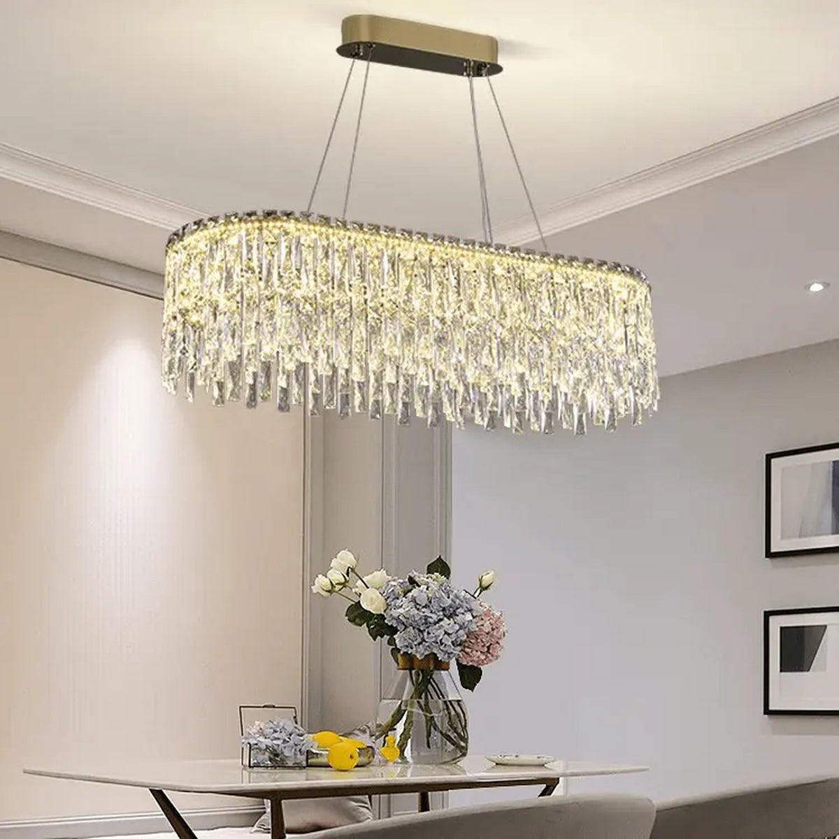 AM0623 — Modern Luxury Crystal Chandelier for Living Rooms