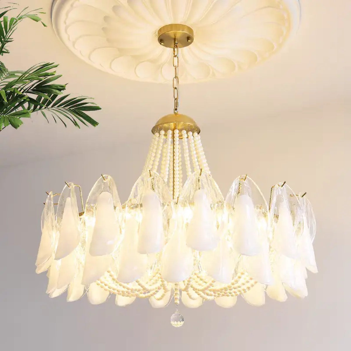 AM0587 — Light Luxury Crystal Chandelier for Living Rooms