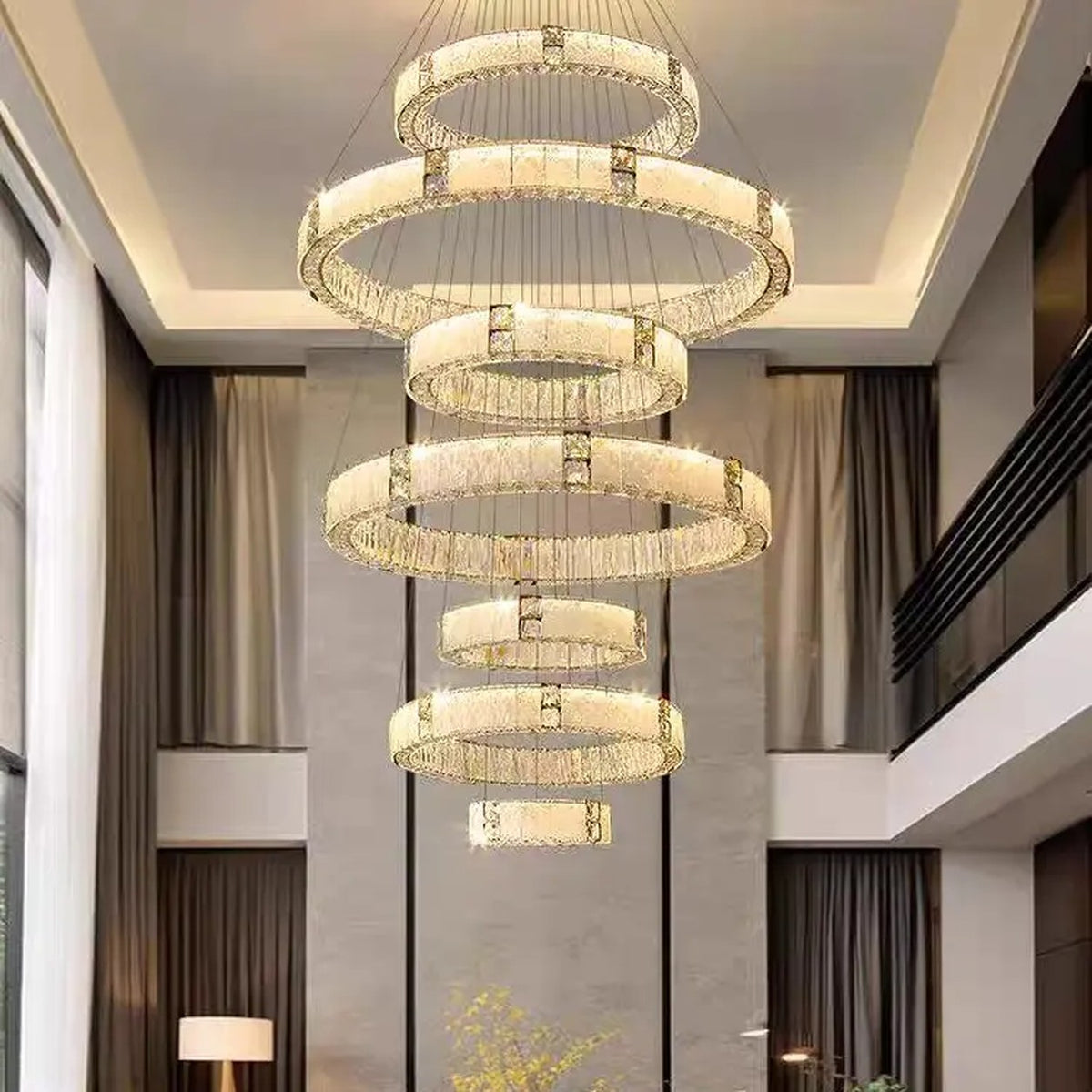 AM0524 — Modern Luxury Crystal Chandelier for Living Rooms