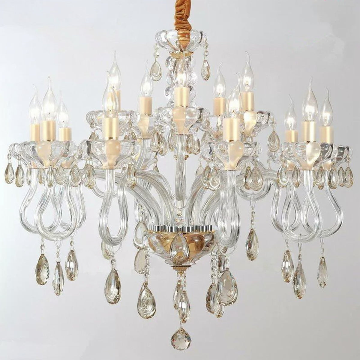 AM0721 — Modern Minimalist Candle Crystal Chandelier for Kids' Rooms