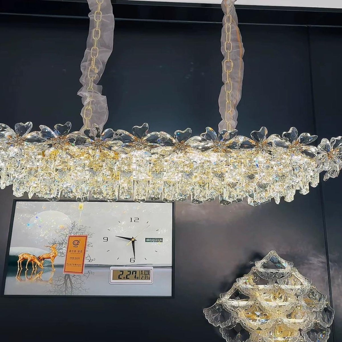 AM0553 — Light Luxury Imported K9 Crystal Chandelier for Living & Dining Rooms