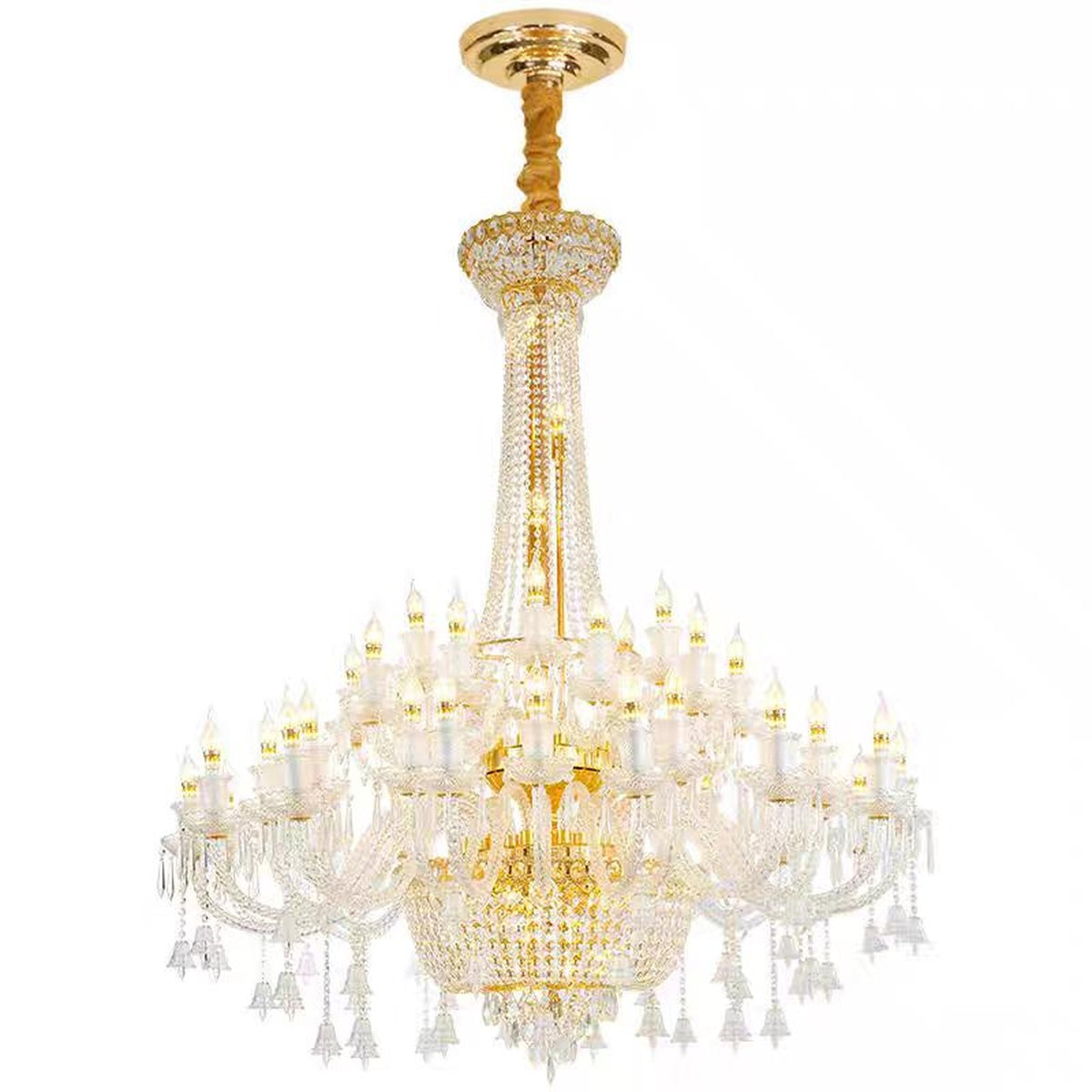 AM0528 — Modern Minimalist Crystal Chandelier for Living Rooms