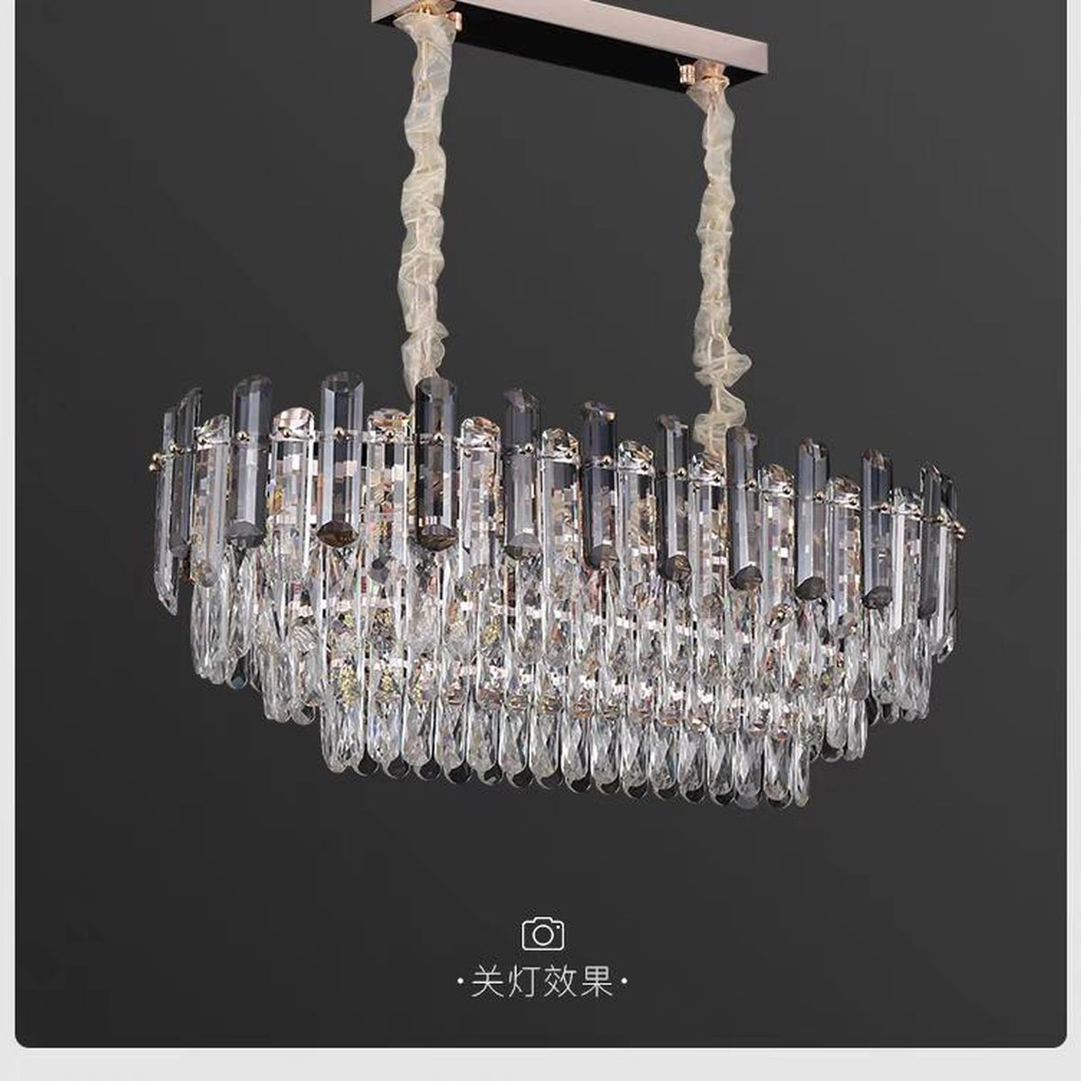 AM0614 — Modern Luxury Crystal Ceiling Light for Living Rooms