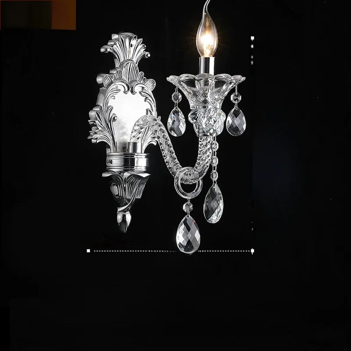 AM0840 — French Grand Hall Crystal Stainless Steel Chandelier for Living Rooms & Dining Rooms