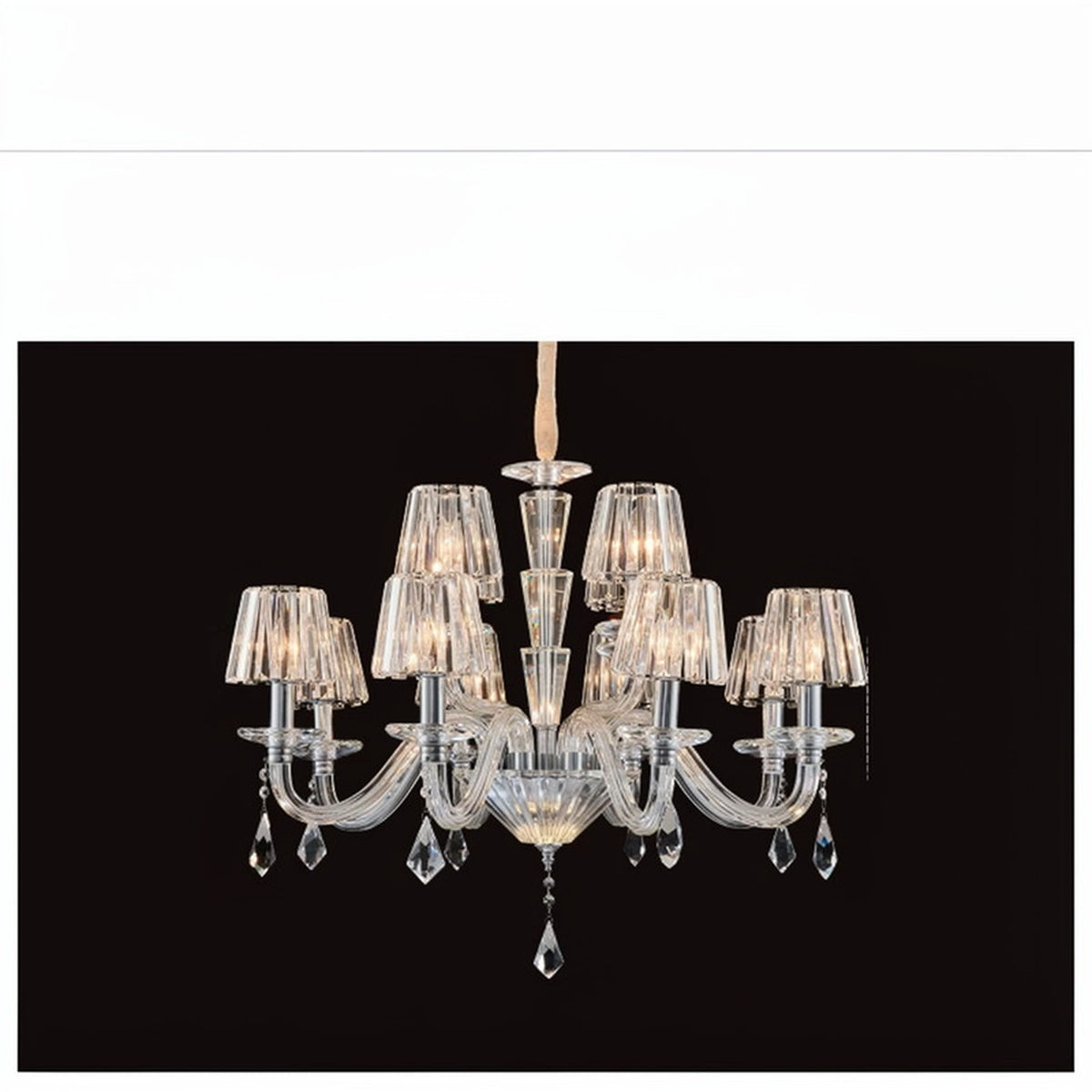 AM0859 — Modern Luxury Crystal French Chandelier for Living Rooms & Dining Rooms