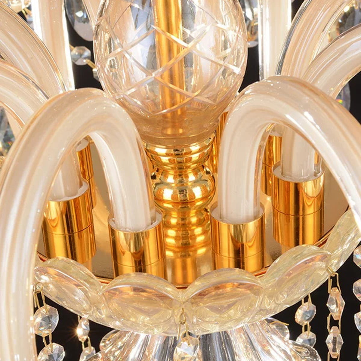 AM0845 — French Candle Crystal Chandelier for Living Rooms & Dining Rooms