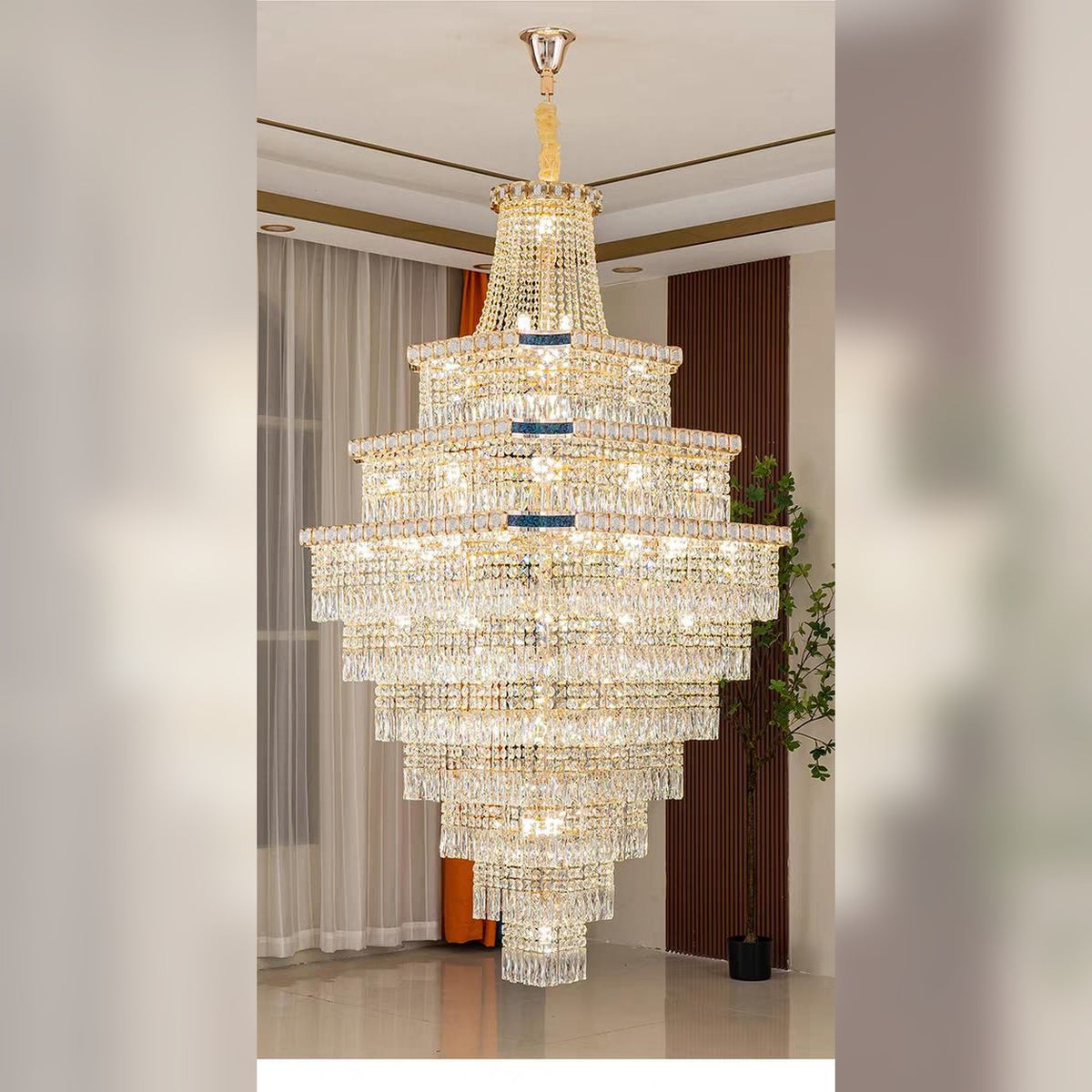 AM0499 — Modern Luxury Crystal Chandelier for Living Rooms