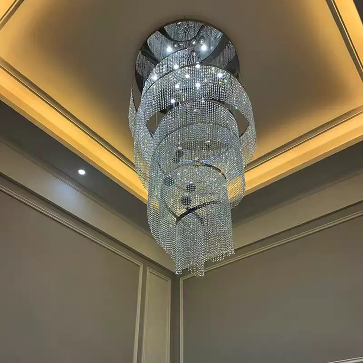 AM0673 — Modern Luxury Crystal Chandelier for Living Rooms