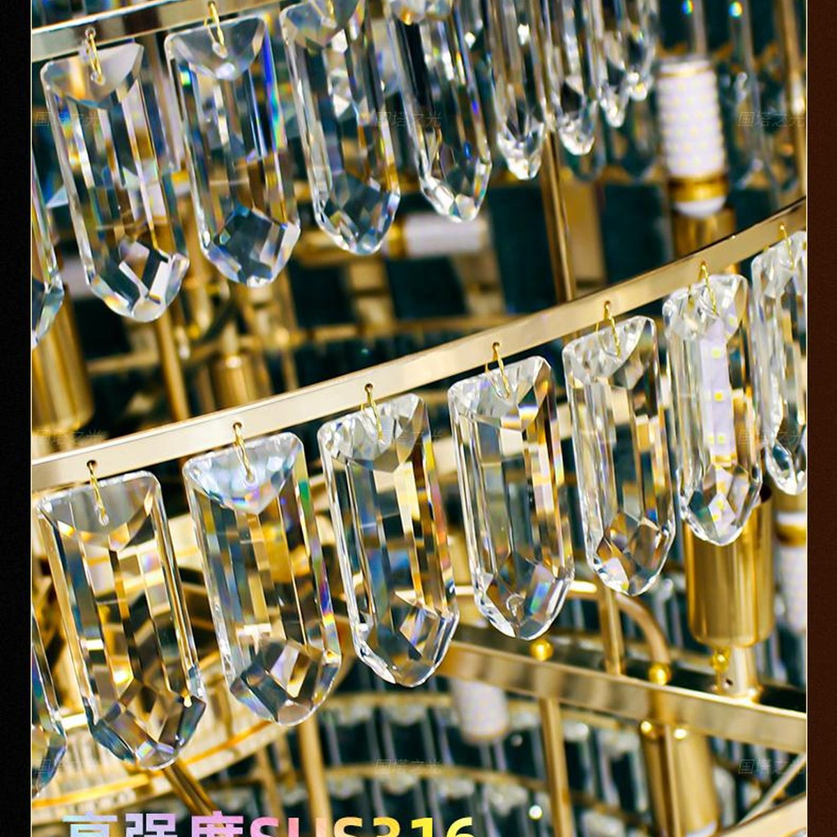 AM0504 — Luxury Imported K9 Crystal Chandelier for Hotels