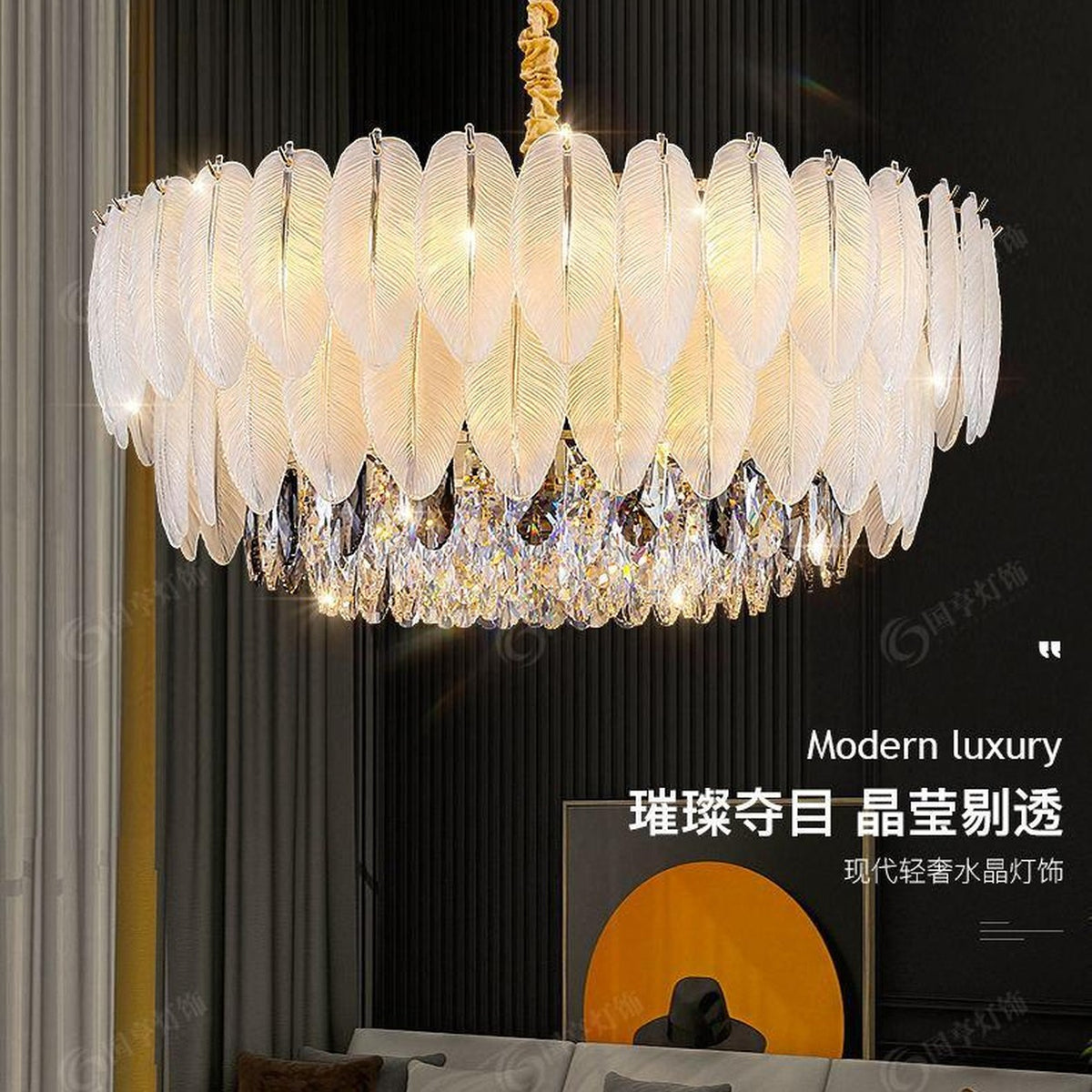 AM0491 — French Crystal Chandelier for Living Rooms