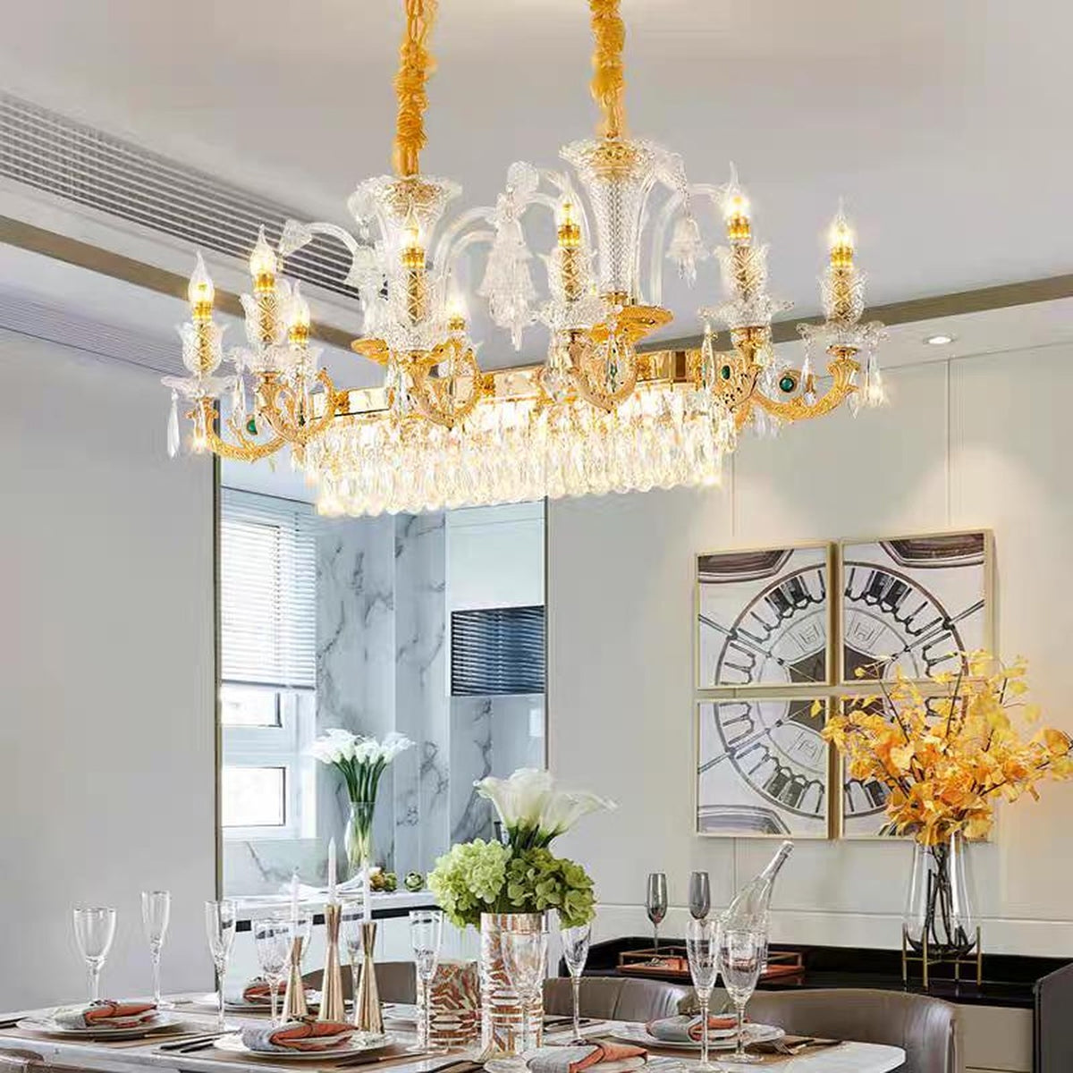 AM0527 — European Crystal Chandelier for Living Rooms