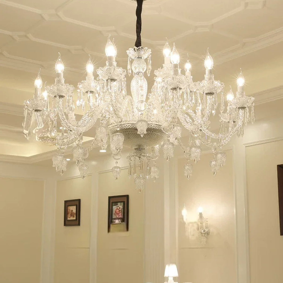 AM0803 — European Grand Hall Crystal Chandelier for Living Rooms