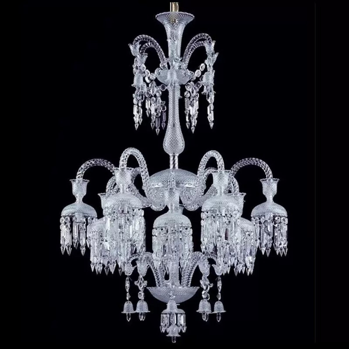 AM0866 — French Duplex Ballroom Stainless Steel Chandelier for Living Rooms
