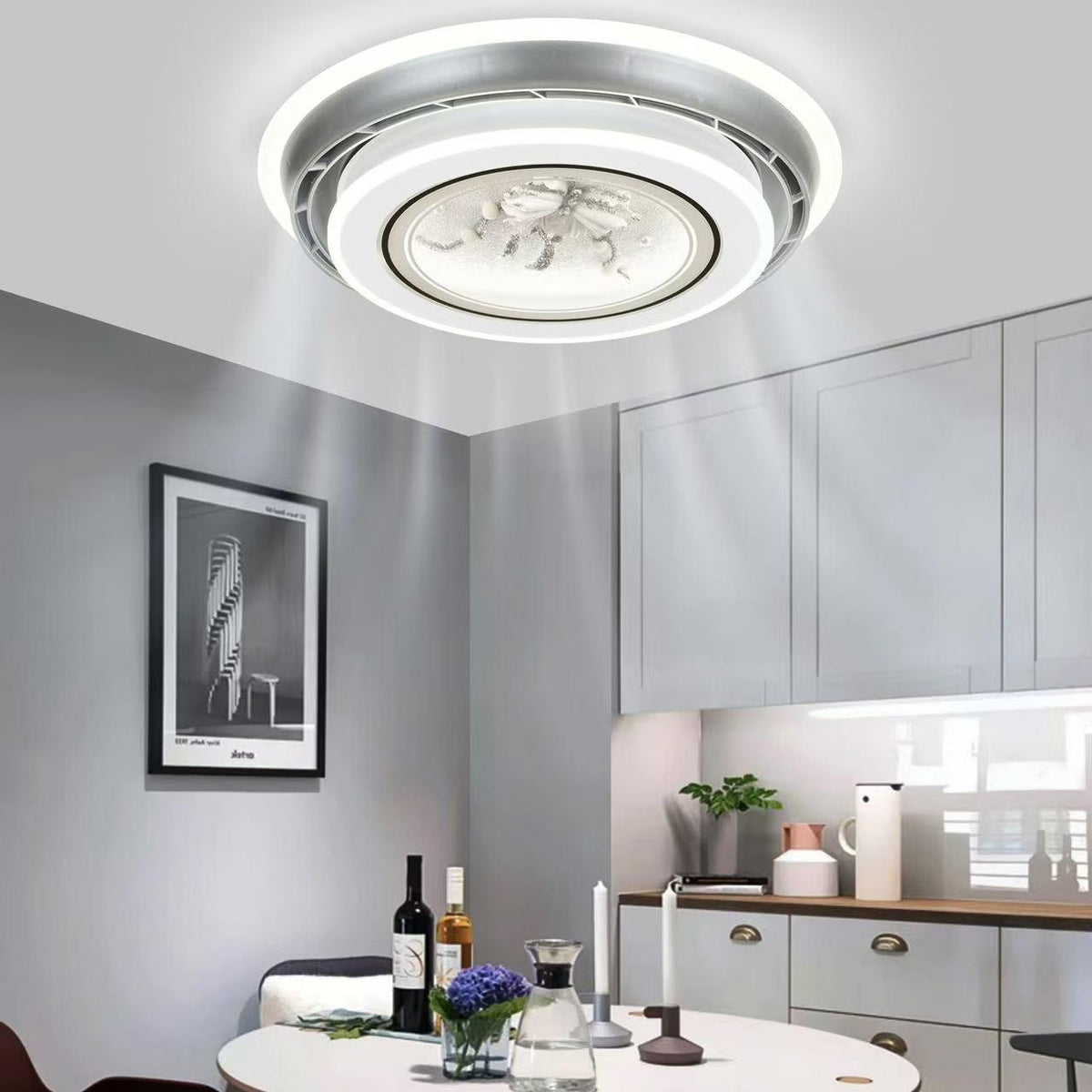 AM0509 — Ceiling Fan Light for Living Rooms