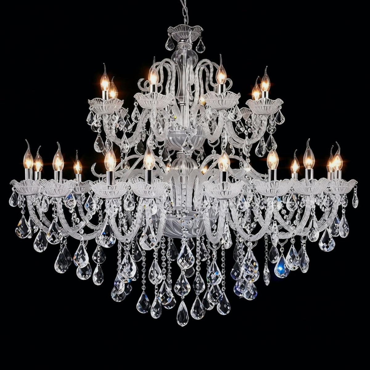 AM0817 — European Crystal French Chandelier for Retail Spaces & Gym Spaces