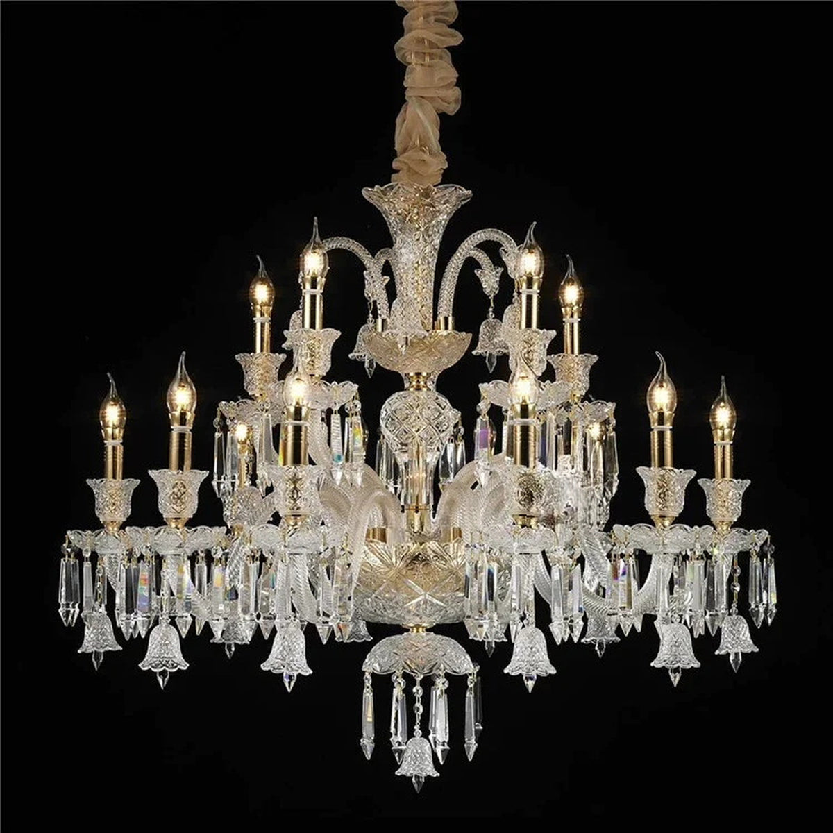 AM0825 — European Stairwell Grand Hall Crystal Chandelier for Dining Rooms