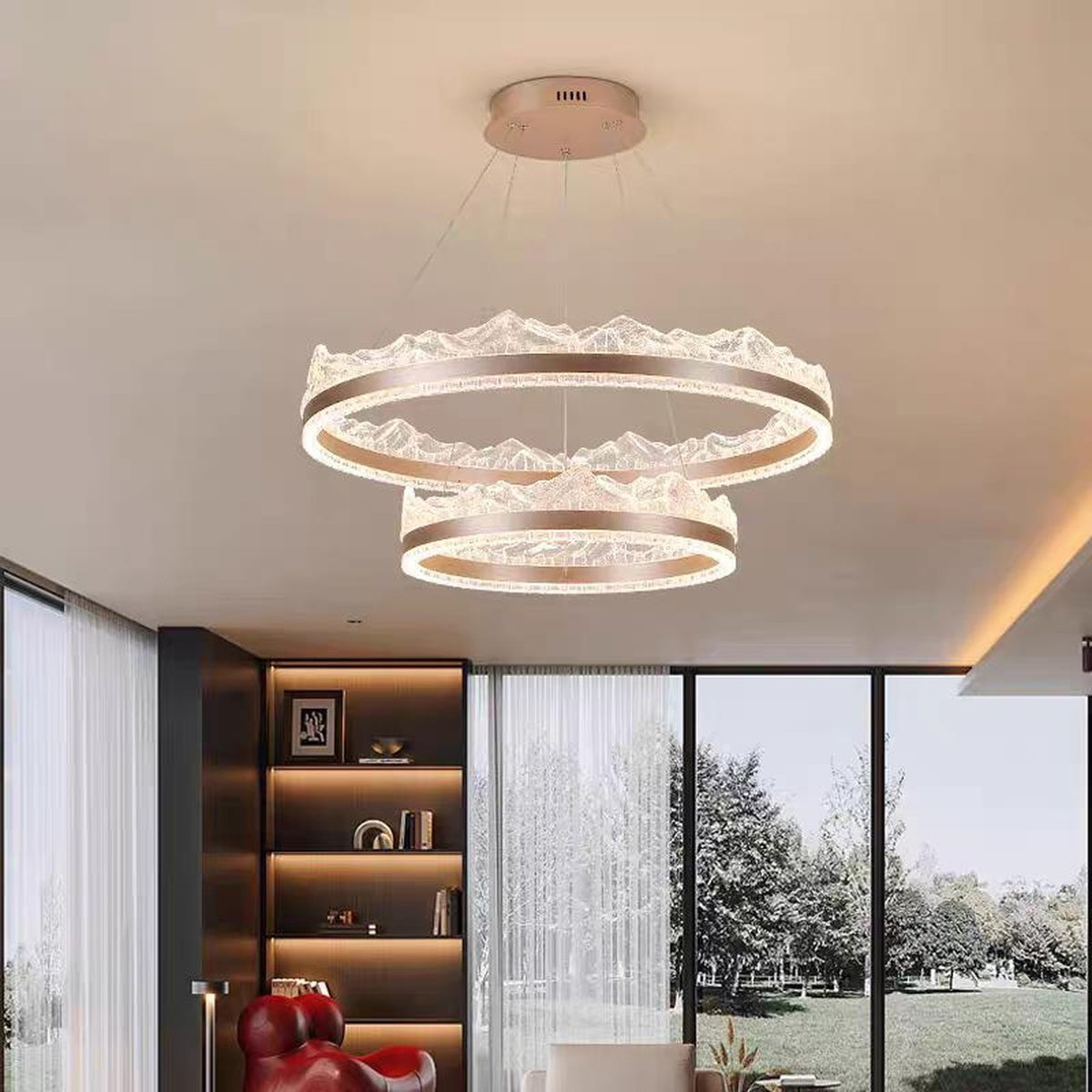 AM0606 — Modern Minimalist Chandelier for Living Rooms