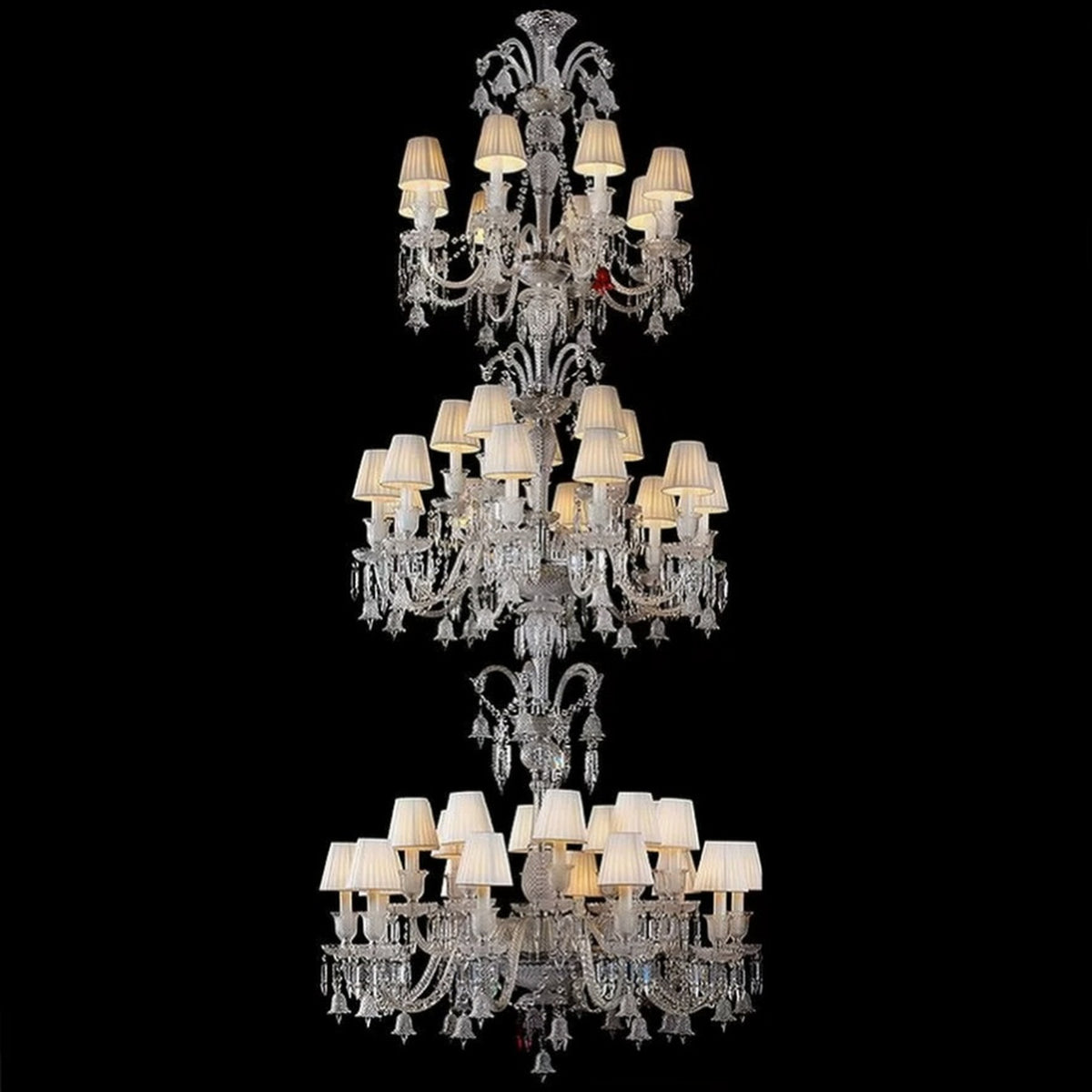 AM0806 — European Stairwell Grand Hall Crystal Chandelier for Loft Spaces & Duplex Spaces