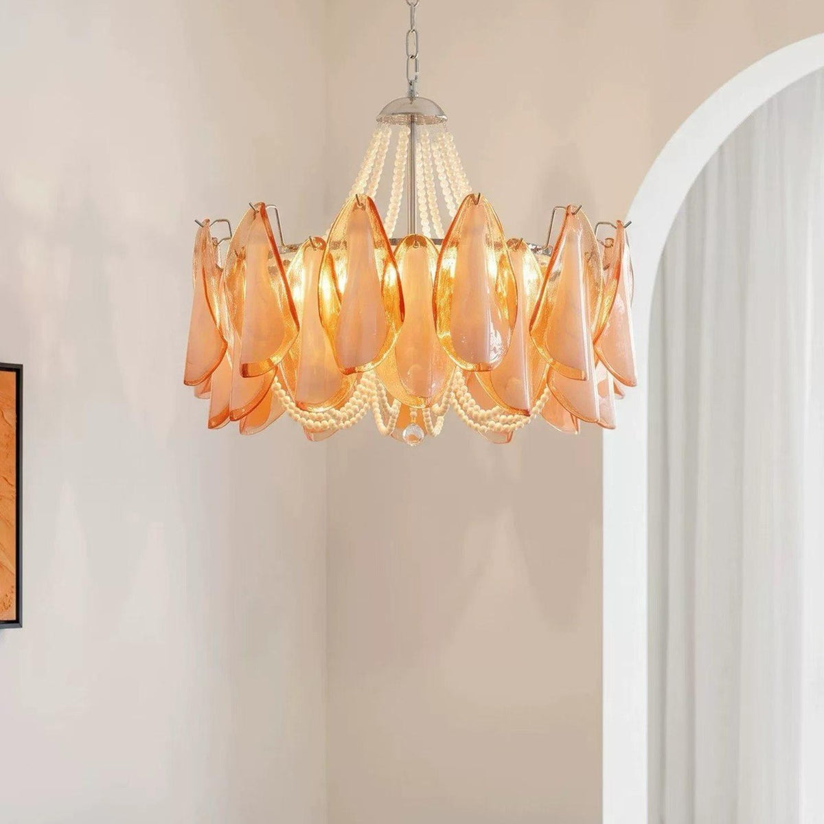 AM0587 — Light Luxury Crystal Chandelier for Living Rooms